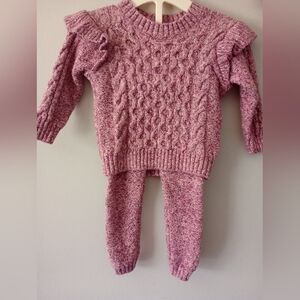 Girls Sweater Outfit 6-12 Months Pants And Shirt 6-12 Months Baby Girls